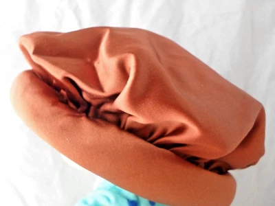 Sombrero boina vintage Montaldo's dorado satinado años 50 núcleo único mujer elegante elegante S1 Foto 1 de 4