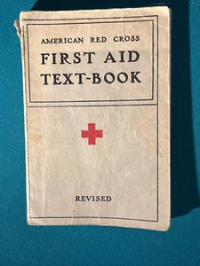 Vintage American Red Cross First Aid Text-book, 1940 Revision, well used - Picture 1 of 2