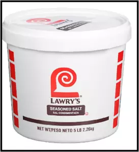 Lawry's Seasoned Salt, 5 lb. tub - Picture 1 of 5