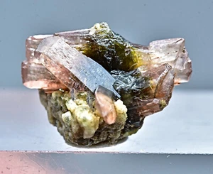 Natural Rare Pink Clinozoisite Crystal From Badakhshan Afghanistan 5 Carat - Picture 1 of 6