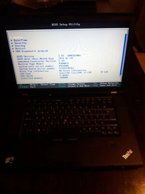 Lenovo Thinkpad T510 Laptop Core i5 M520. For parts (Ref: KC4J4). - Image 1 of 4