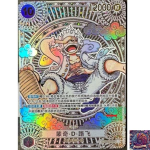 ONE PIECE Card Luffy OP05-119 OP11 SEC Parallel Gold China Exclusive Number 200 - Picture 1 of 2