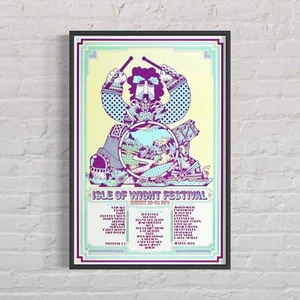 ‘ISLE OF WIGHT FESTIVAL’ 1970 Concert Poster, 20”x30” Vintage Reprint  - Picture 1 of 8