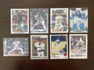 Lote de tarjetas de béisbol Freddy Peralta - 8 tarjetas - Imagen 1 de 9