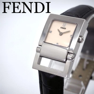 FENDI 5200L Women's Watch White Beige Box Included Stylish Design - image 1 of 4