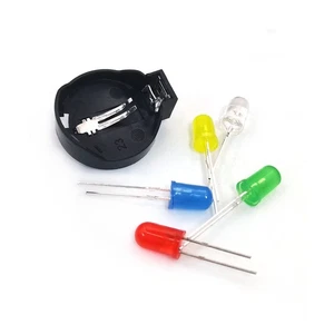 For Nintendo GAMECUBE NGC Battery Holder With Color Power LED Kit - Picture 1 of 10