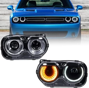 Per Dodge Challenger Gruppo Faro 2015 2016 2017 2018 2019 2020 2021 Bl... - Foto 1 di 6