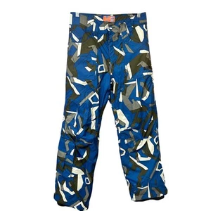 Orage prime 10 blue gray abstract snow ski pants junior youth size 14 (XL) - Picture 1 of 6