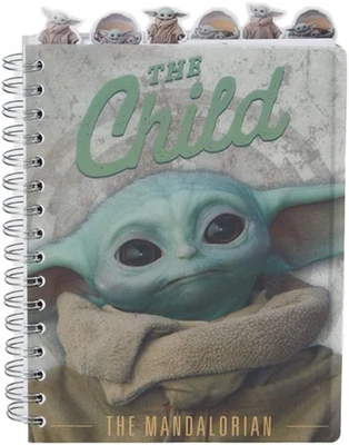 Innovative Designs Baby Yoda Notebook Star Wars Mandalorian Tab Journal for Kids - Image 1 of 4