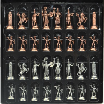 Pièces d'échecs pour adultes mythologie grecque antique 100% fait main 🎁... - Photo 1/4