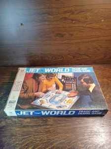 1975 Jet World Trade And Travel Board Game By Milton Bradley. Read Description. - Picture 1 of 6