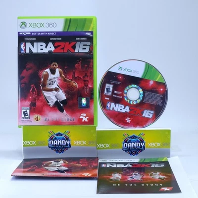 NBA 2K16 CIB W/ Manual + Art Cards - Xbox 360 - Image 1 of 4
