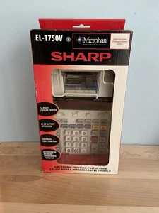 NEU Sharp EL-1750V zweifarbiger Druck Taschenrechner - Bild 1 von 4