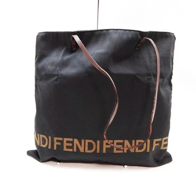 NO TARIFF Fendi Tote Bag Black Nylon 4052378 - Image 1 of 4
