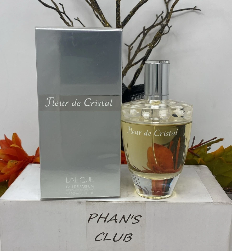 Perfume floral para mujer Lalique Fleur de Cristal 3,3 OZ eau de parfum Foto 1 de 4