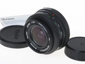 Minolta MD Mount Vivitar 28mm f2.8 Wide Angle MC Manual Focus Lens *NEAR MINT* - Picture 1 of 11