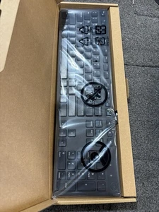 Dell Wired USB Keyboard KB216-BK-US (Black, 0RKR0N, 0N6R8G- English QWERTY - New - Picture 1 of 7