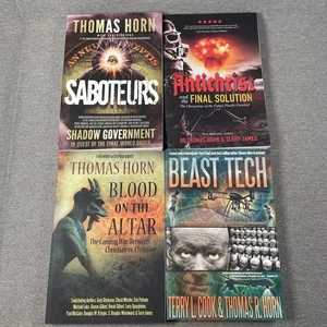 Lot 4 Books Thomas Horn - Beast Tech, Antichrist, Saboteurs, Blood on the Altar - Imagen 1 de 14