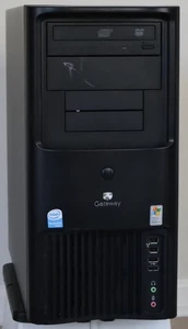 Windows XP Retro Gaming PC Gateway E-6500 3.0GHz 4GB 256GB SSD NVIDIA GT 520 - Picture 1 of 13
