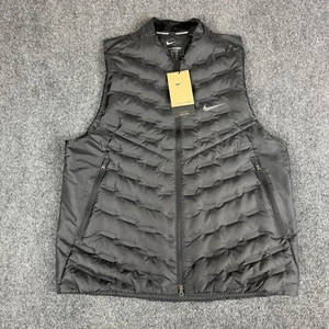 Nike Therma-FIT ADV AeroLoft Mens Size XL Tall Running Vest Black FB7542-010 NEW - Picture 1 of 10
