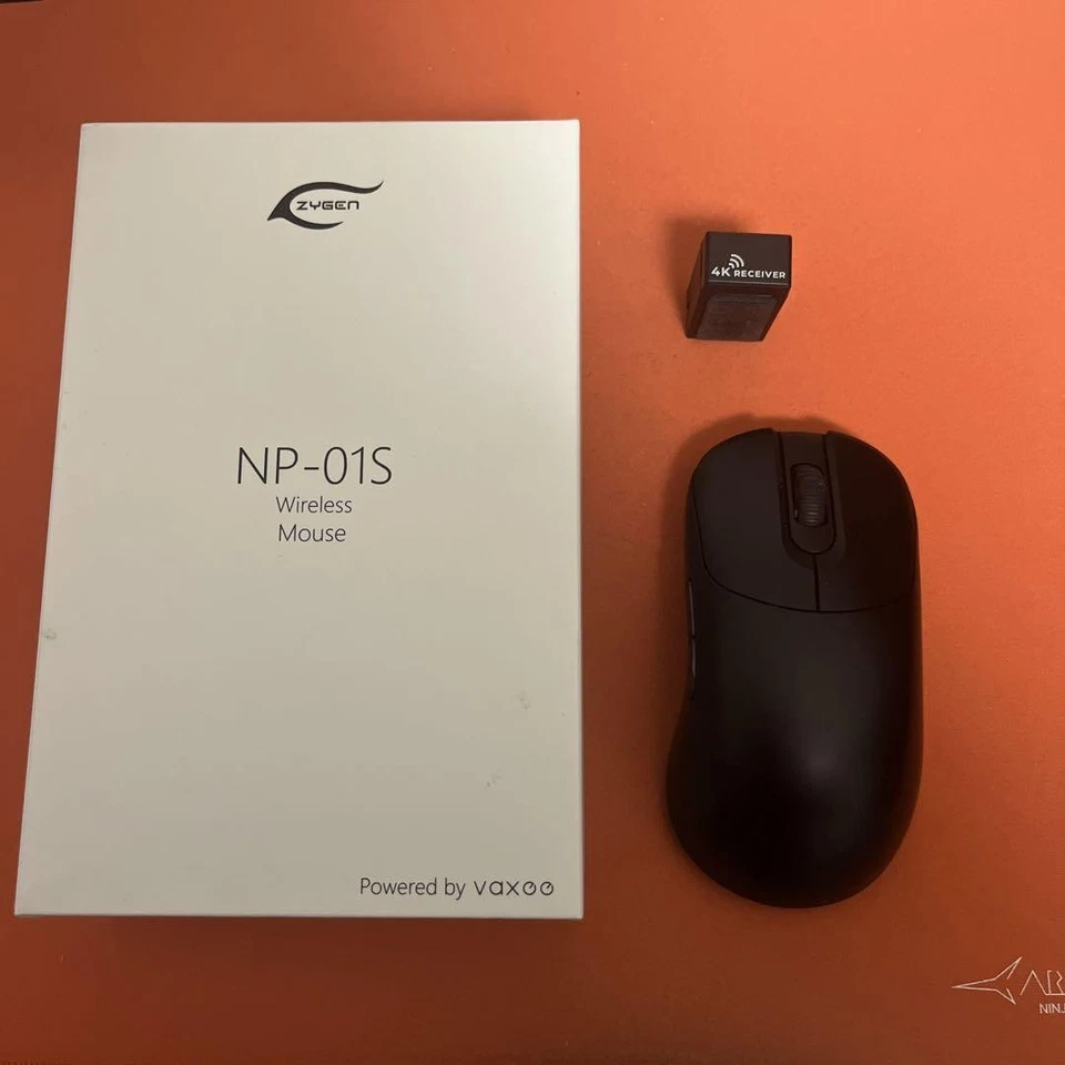 VAXEE ZYGEN NP-01S 4K Wireless Gaming Mouse Black Used/Tested - Image 1 of 1