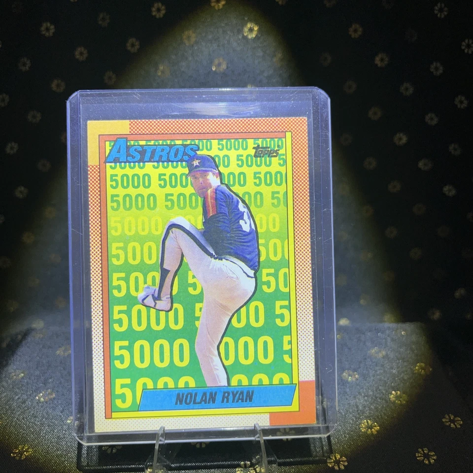 1990 Topps - Nolan Ryan #4 Houston Astros 5000 Ks Foto 1 de 3