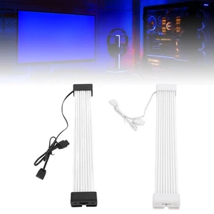 8Pin To 2x8Pin Connection Cable 5V ARGB Sync Cable 260mm Motherboard Graphics FY - Afbeelding 1 van 30