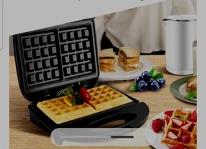 Title: Make Breakfast Easy and Delicious with HOMEMAXS Mini Waffle Maker Machine - Picture 1 of 5