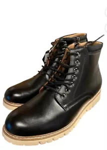 Steve Madden P-Bowery Men's Chukka Boots, Black Size 10 New - Picture 1 of 5