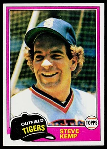 Steve Kemp 1981 Topps #593 Detroit Tigers - Picture 1 of 2