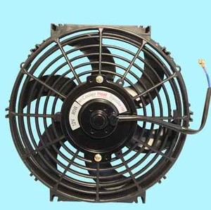 UNIVERSAL 9" INCH CAR RADIATOR FAN, 2 YEARS GUARANTEE, O.E.M. MAKE,  ISO9001  - Picture 1 of 5