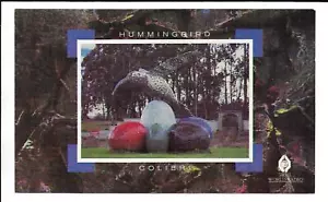 QSL Radio HCJB Quito Ecuador 1997 Hummingbird Colibri Charles Chan Crow DX SWL - Picture 1 of 1