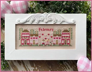 February Mini Village~Country Cottage Needleworks - Picture 1 of 1