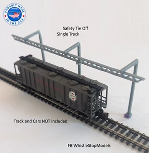 Z Scale Single Track Safety Tie Off - Picture 1 of 9