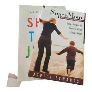 Lot 2 Books Super Mom Has Left The Building And Show Them Jesus - Picture 1 of 6