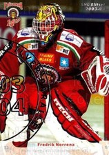 2003-04 Swedish Elitset Silver #23 Fredrik Norrena