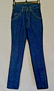 Vintage 70's Kids denim Jeans Sz 14 NOS with tags by Branders Snap closure - Picture 1 of 8