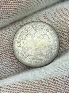 1885 Mexico 10 Centavos  - Picture 1 of 2