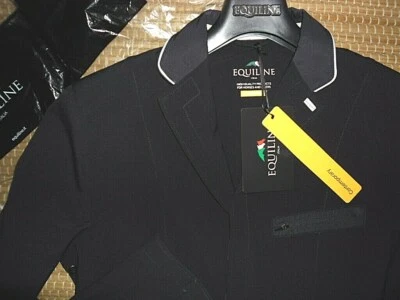 EQUILINE Turnierjacket Herren 48 SOFTSHELL dunkelblau navy edel NEU %%% UVP379€ - Bild 1 von 4