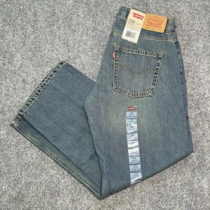 Levi's Jeans Boy 30 X 26 550 Relaxed Fit  Tapered Denim NWT Youth 10 Husky P1 - Picture 1 of 10