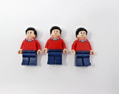 Lot of 3x New LEGO Dick Grayson Robin Red Sweater Classic Batman sh0236 #76052 - Image 1 of 4