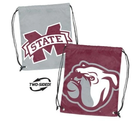 Mississippi State Bulldogs Double Header Back Pack Sling Sack Straps 2-Sided Cover