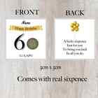 Personalised Lucky Sixpence 60th Birthday Token - Gift - Banner Design 1964