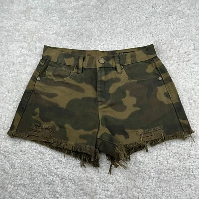 BLANK NYC The Barrow Vintage High Rise Camo Shorts Womens 26 - Image 1 of 4