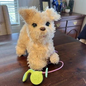 FurReal Friends 2013 Biscuit My Walkin Pup! Get Up And Go Go! Works! Cream Color - Picture 1 of 12