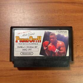 Nintendo Famicom Mike Tyson's Punch Out Punchout!! Japanese version NES Japan