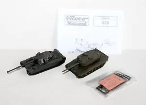 ROCO MINITANK HO Z200 CHIEFTAIN KAMPFPANZER N329 LEOPARD 2 MILITAIRE CHAR COMBAT - Foto 1 di 6