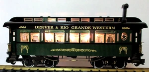 REA 31004 Denver & Rio Grande Western Passenger Car W/ METAL WHEELS, SMOKE - Picture 1 of 7
