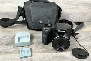 Canon PowerShot SX520 HS Pc2125 42X Zoom Digital Camera Bundle - Picture 1 of 22