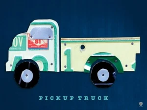Targa Pickup Camion Collage Design Turnpike Stampa artistica 16x12 - Foto 1 di 1